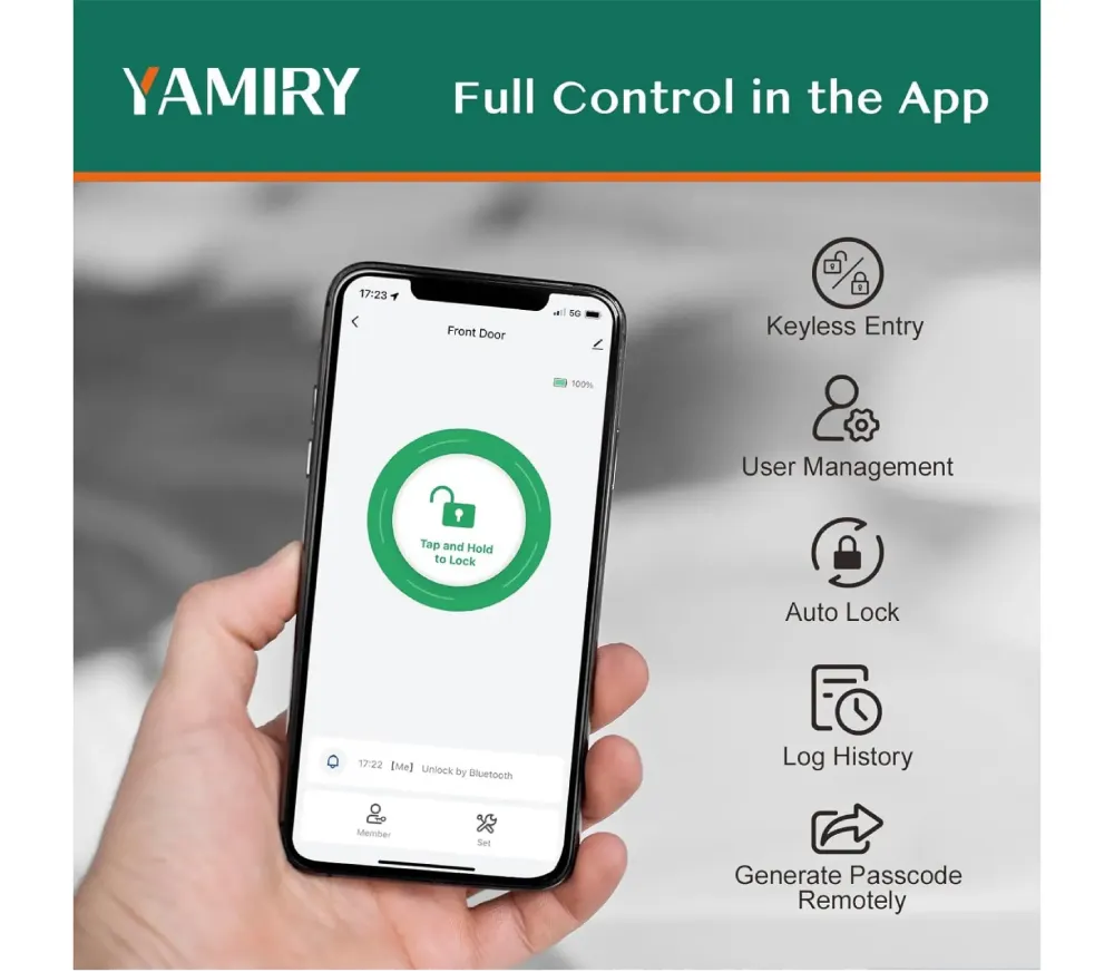 Yamiry Fingerprint Lock